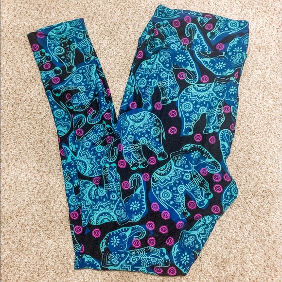 LuLaRoe Pants - Lularoe TC Paisley Elephants Leggings LuLaRoe Pants - Lularoe TC Paisley Elephants Leggings